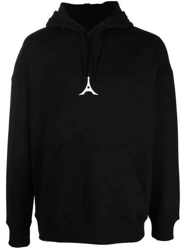 Eiffel Tower Logo Hoodie Black - GIVENCHY - BALAAN 1