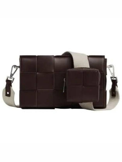 Cassette Versatil Strap Cross Bag Brown - BOTTEGA VENETA - BALAAN 2