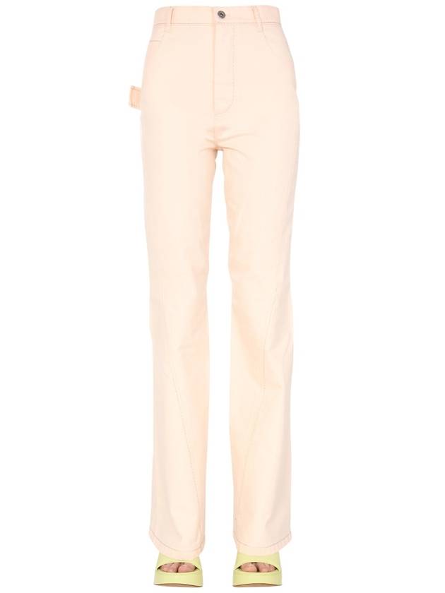 straight pants beige - BOTTEGA VENETA - BALAAN 2