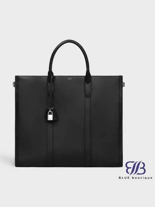 Large Cabas Supple Calfskin Black - CELINE - BALAAN 1