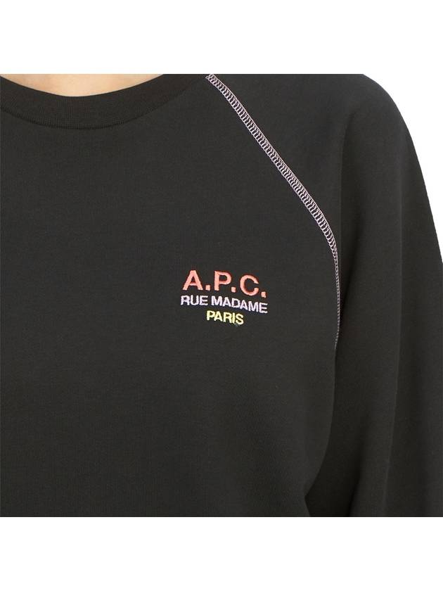 Sonia Cotton Sweatshirt Charcoal - A.P.C. - BALAAN 11