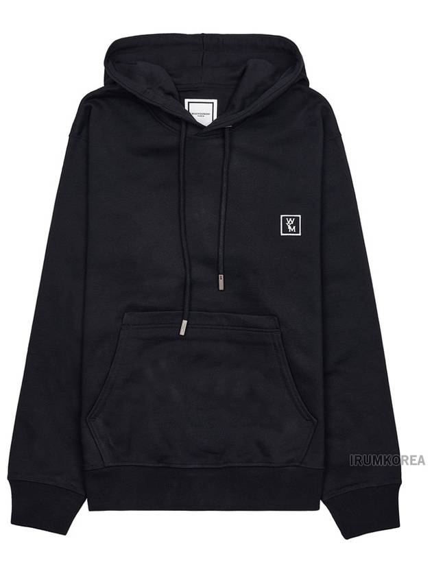 Back Logo Cotton Hoodie Black - WOOYOUNGMI - BALAAN 3