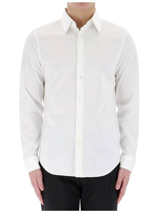 Structure Knit Sylvain Long Sleeve Shirt White - THEORY - BALAAN 2