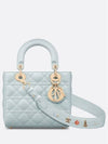 Lady My ABCDior Cannage Small Lambskin Tote Bag Light Blue - DIOR - BALAAN 2