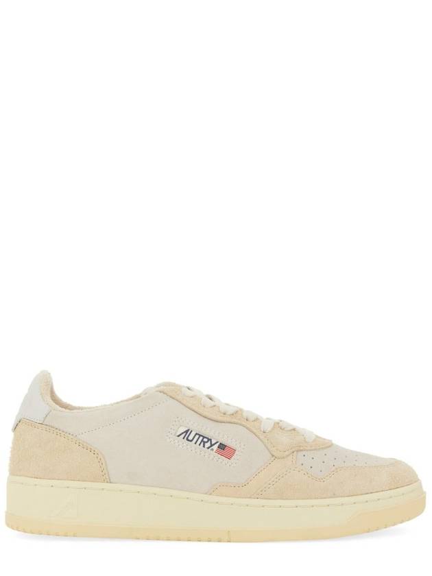 Medalist Logo Patch Low-Top Sneakers Beige - AUTRY - BALAAN 2