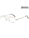 Glasses Frame EZ5131 014 Round Metal Men Women - ERMENEGILDO ZEGNA - BALAAN 2