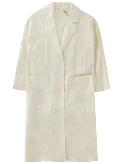 FIGURA Linen Belted Long Coat Ecru 2361210331 001 - MAX MARA - BALAAN 2