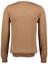 yle Merino Crew Neck Knit Top Brown - J.LINDEBERG - BALAAN 3