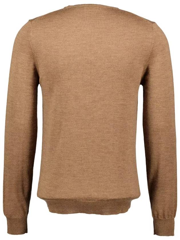 yle Merino Crew Neck Knit Top Brown - J.LINDEBERG - BALAAN 3