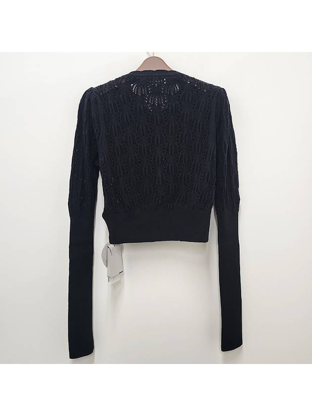 Samantha Cropped Cardigan Black - VIVIENNE WESTWOOD - BALAAN 3