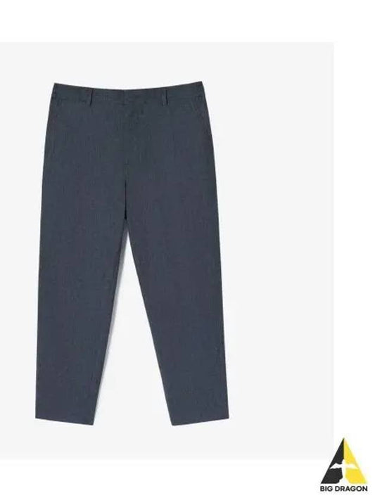 Men s Linen Blend Pants Navy - LACOSTE - BALAAN 1