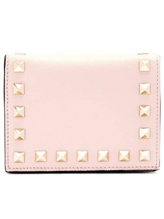 Rockstud French Flap Card Bicycle Wallet NW1P0P39BOL - VALENTINO - BALAAN 1