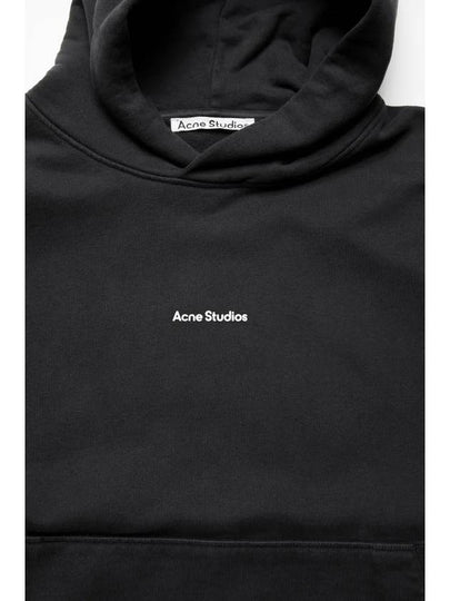 Acne BI00079 900 Hooded Logo T Shirt - ACNE STUDIOS - BALAAN 2