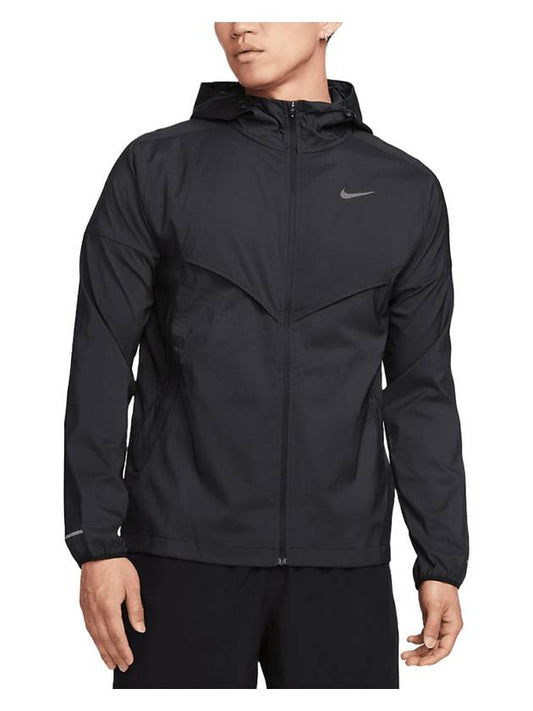 Windrunner Repel Running Jacket Black - NIKE - BALAAN 1