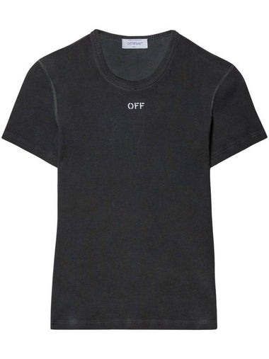 Off White T-shirts and Polos Grey - OFF WHITE - BALAAN 1