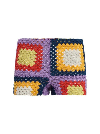 Crochet Cotton Mini Shorts - MARNI - BALAAN 1