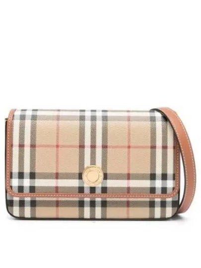 Hampshire Check Cross Bag Archive Beige - BURBERRY - BALAAN 2