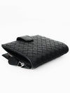 Intrecciato Half Wallet Black - BOTTEGA VENETA - BALAAN 4