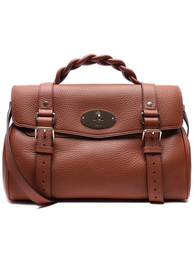 Alexa Medium Heavy Grain Tote Bag Chestnut - MULBERRY - BALAAN 2