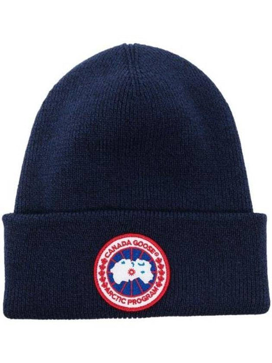 Arctic Disc Torque Wool Beanie Navy - CANADA GOOSE - BALAAN 1