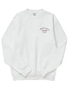 Studio Crew Neck Cotton Sweatshirt White - SPORTY & RICH - BALAAN 3