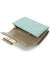 Baguette Micro Tri-fold Nappa Leather Half Wallet Light Blue - FENDI - BALAAN 5