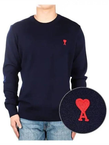 Men s heart logo knit 270008 - AMI - BALAAN 1