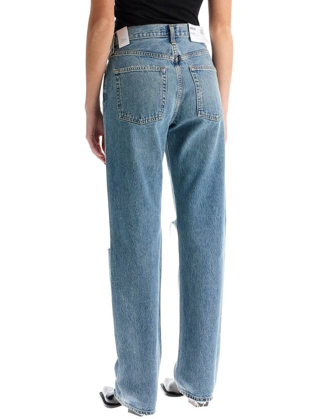 relaxed straight fit kelly used effect jeans - AGOLDE - BALAAN 3