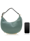 Fendigraphy Small Hobo Shoulder Bag Mint Green - FENDI - BALAAN 7