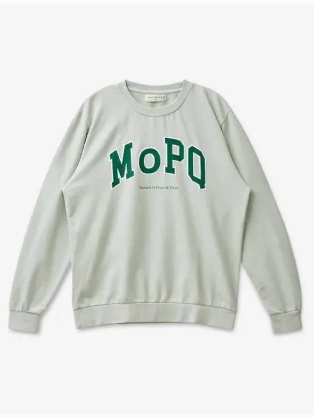 MUSEUM OF PEACE QUIET University Sweatshirt Heather Gray MOPQSS2208HEATHERGRAY - MUSEUM OF PEACE & QUIET - BALAAN 1