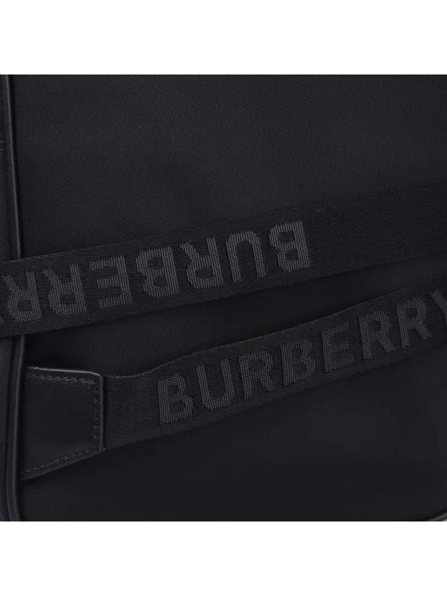 Logo Print Kieran Cross Bag Black - BURBERRY - BALAAN 5