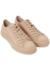 Rockstud Leather Low Top Sneakers Rose - VALENTINO - BALAAN 4