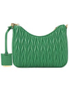 Matelasse Nappa Leather Shoulder Bag Green - MIU MIU - BALAAN 5