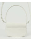 1DR Iconic Matte Leather Shoulder Bag White - DIESEL - BALAAN 3