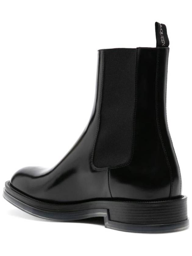 Float Transparent Sole Chelsea Boots Black - ALEXANDER MCQUEEN - BALAAN 5