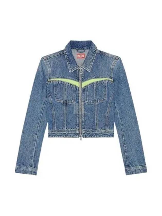 De-Simmy-Hs-S Denim Jacket Blue - DIESEL - BALAAN 2