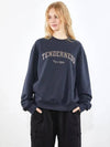 Graffiti Sweatshirt Sweatshirt Navy - VOYONN - BALAAN 8