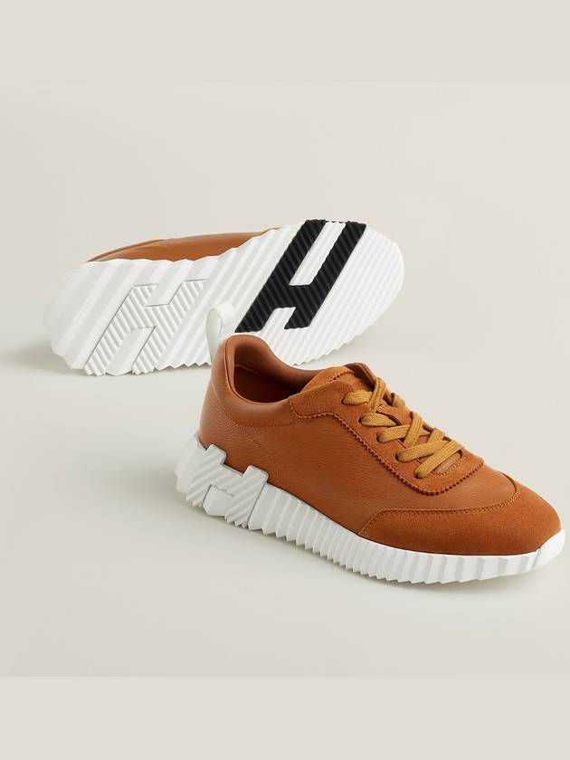 Bouncing Low Top Sneakers Brown - HERMES - BALAAN 2