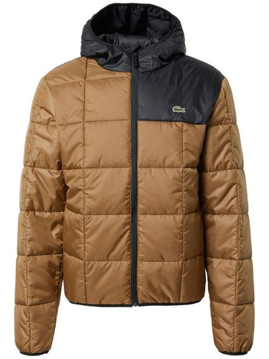 Waterproof Colour-Block Puffer Jacket - LACOSTE - BALAAN 1