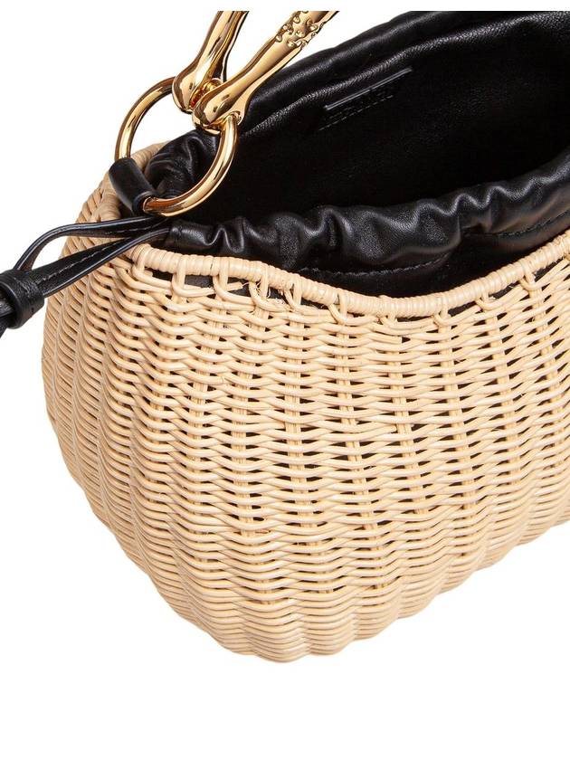 Lanvin Raffia And Leather Handbag - LANVIN - BALAAN 4