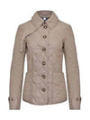 Diamond Quilted Thermoregulated Jacket New Chino Beige - BURBERRY - BALAAN 2