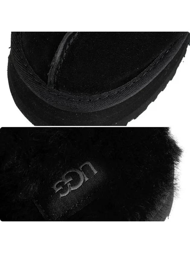 Women's Diskett Fleece Platform Slippers Black - UGG - BALAAN 6