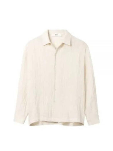 Seper Long Sleeve Shirt RIPLEY PLEATED WHITE Free - SEFR - BALAAN 1