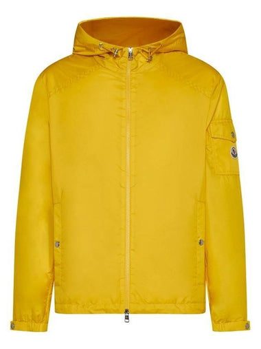 Etiache Rain Hooded Zip Up Yellow - MONCLER - BALAAN 1