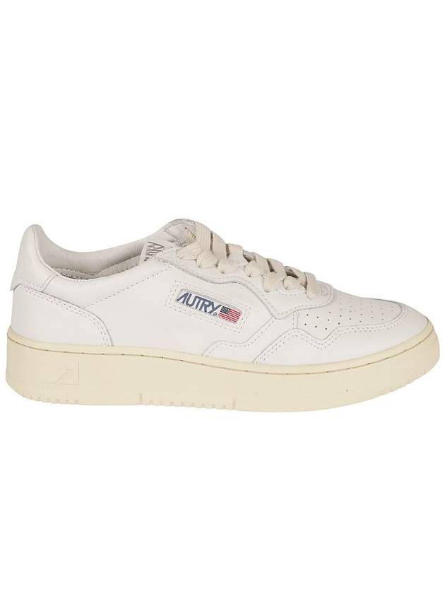 Medalist Leather Low Top Sneakers White - AUTRY - BALAAN 3