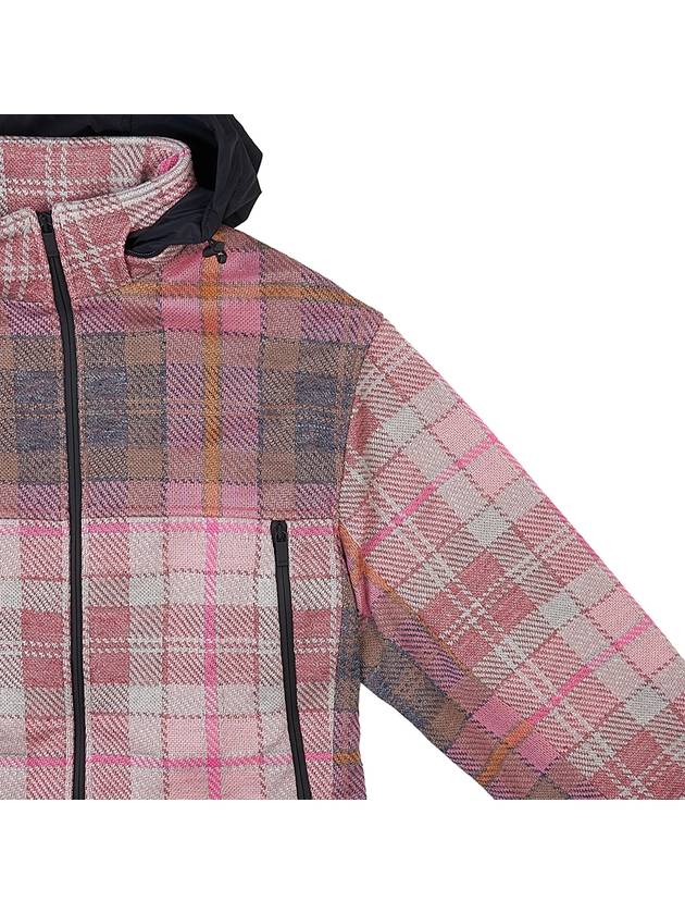 Check Hooded Jacket Pink - DIOR - BALAAN 5