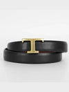 T Timeless Leather Belt Black - TOD'S - BALAAN 2