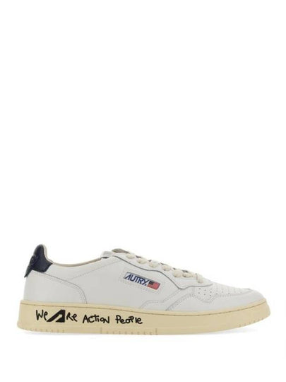 Men's Medalist Leather Low Top Sneakers White - AUTRY - BALAAN 2