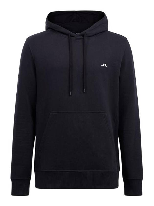 Cal Logo Print Hoodie Black - J.LINDEBERG - BALAAN 2