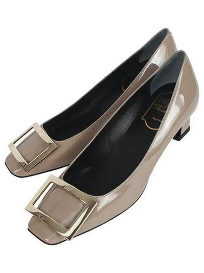 Trompette Metal Buckle Pumps Beige - ROGER VIVIER - BALAAN 2